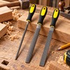 3-Piece Wood File Set – Carbon Steel Rasp Tools with