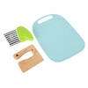 Kids Baking Knife Set Paring Knife Cutting Board Potato Chipper
