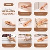 lampox® Set of 2 scrubbing brushes with bristles in hard
