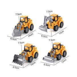 Kisangel 4Pcs Excavator Wear Resistant Playthings for Boys and Fun Car Accessories to Enhance Hand Eye Coordination and Imagination for Party Favors
