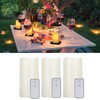 3PCS Remote Control Electronic LED Simulation Candle Lamp for Home