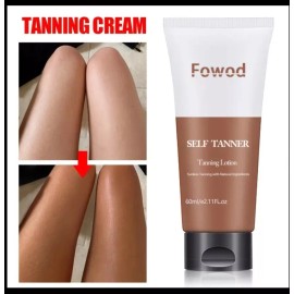 Fowod Self-Tanner Tanning Lotion 2.11 Floz (60ml) Sunless Tanning w/all Natural