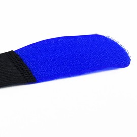 10 x Velcro Cable Ties Straps – Velcro DS/On Different Sides. 40 cm Blue
