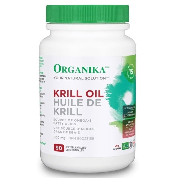 Organika Krill Oil 500mg 90 Softgels