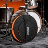 LETSROCK Cymbal Bag with Drumstick Bag,Cymbal Backpack Holds 6 Drum