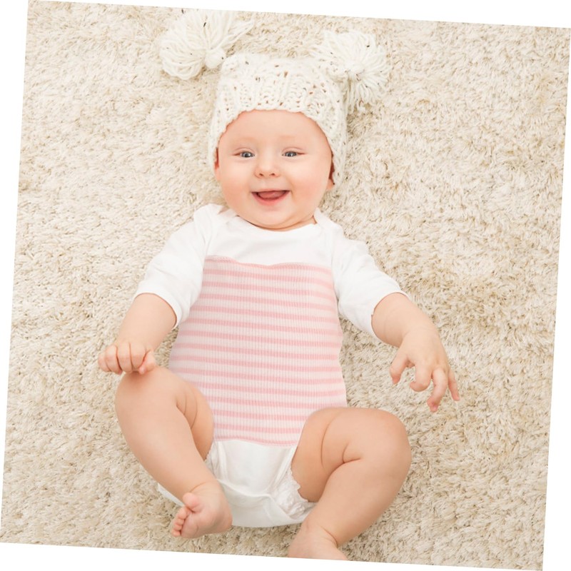 ULDIGI 10Pcs Newborn Belly Bands Soft Cotton Abdomen Protectors for