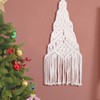 ORIGACH DIY Macrame Christmas Tree Wall Hanging kit Handmade Woven