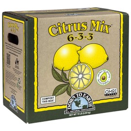 Down to Earth Organic Citrus Fertilizer Mix 6-3-3, 15 lb