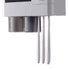 Wall Mounted Toothbrush Holder Multi Function Magnetic Absorption Bathroom Storage