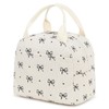 EurCross Chic Butterfly Bow Insulated Lunch Bag for Girls, Perfect