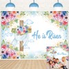 He is Risen Backdrop 7x5FT Spring Happy Easter Jesus Photography