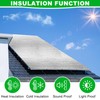 8P Garage Door Insulation Panels Kit 0.24"T Double Bubble Reflective