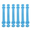 6 Pcs Tennis Racket Vibration Dampeners Long Buckle Tennis Racquet