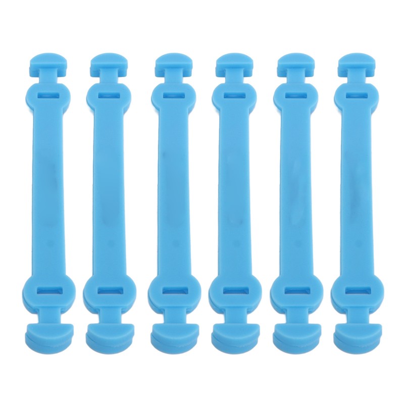 6 Pcs Tennis Racket Vibration Dampeners Long Buckle Tennis Racquet