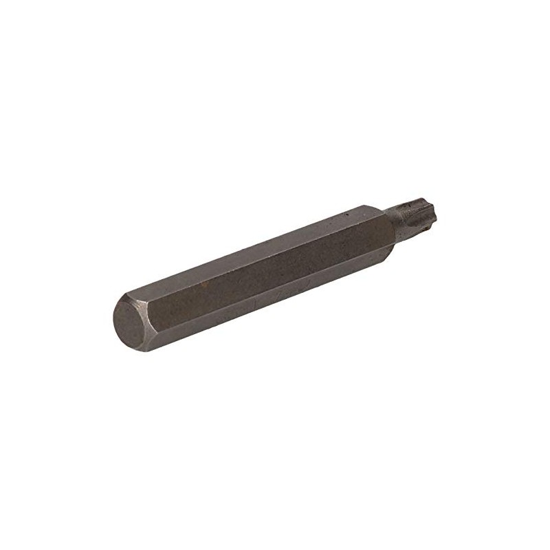 T40 Torx Star Bit 75mm Length 10mm Shank Chrome Vanadium
