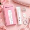 Women’s Electric Shaver for Body Grooming – Dual-Head Rechargeable Razor