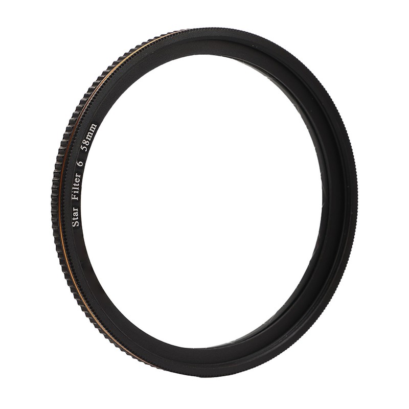 Star Filter 6 Line High Definition Coating Adjustable Cross Screen