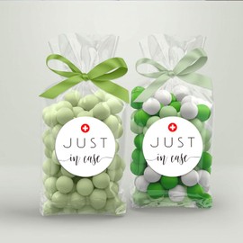 120Pcs Just in Case Adhesive Stickers - Perfect for Hangover Kits, Hotel Welcome Bags, and Party Favor Bags