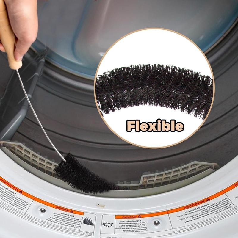 3Pack Dryer Vent Cleaner Kit Clothes Dryer Lint Brush Vent