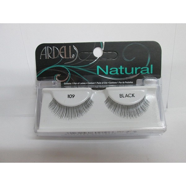 Ardell Fashion Lashes, Black [109] 1 pair (Pack of 3)