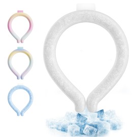 Ice Neck Ring, Cool Neck Ring, 92°F (28°C), Naturally Freezing, Heatstroke Prevention, Repeated Usable, Heat Prevention, Cooling Tube, Cooling Tube, For Commuting to Work or School, Outdoors,