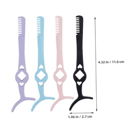 VICASKY 4pcs Eyelash Tweezers Durable Lash Applicator Tools for Easy Curling and Precision for Professional Makeup Artists and Beauty Enthusiasts Includes and Colors