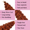 Ginger Orange Braiding Hair Pre Stretched Braiding Hair Extensions Corchet