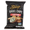 STACY'S PITA CHIPS, Bagel Chips,Everything, Pack of 12, Size 7