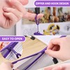 Plastic Wallets, 20Pcs A4, A5 Plastic Zip Wallets with 2Pcs