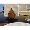 Olive Wood Napkin Holder. Beautiful, Unique, Decorative, Made of Mediterranean