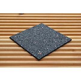 Pack of 25 Rubber Granulate Terrace Pad 3 mm
