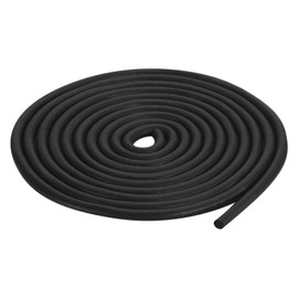 QUARKZMAN Foam Rubber Seal Strip, Diameter 4.5mm (11/64") 6 Metres (19.69 Feet) Long, Round EPDM Rubber for DIY Seal, Bearings, Pads, Foam Pipes, Crafts