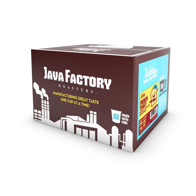 Java Factory Coffee Pods Cinnamon and Maple Flavored Coffee for