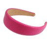 Fuchsia Wide Chunky PU Leather, Faux Leather Hair Band/HeadBand/Alice Band