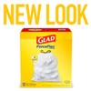 GLAD Tall Kitchen Drawstring Trash Bags, 13 Gallon White Trash