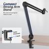 FIFINE Microphone Arm Stand-Heavy Duty Boom Arm, Suspension Scissor Adjustable
