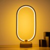 AIEHOUSE Modern Desk lamp LED Wood Table Lamp, Bedroom Bedside