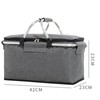 Insulated Cooler Basket Foldable Large Capacity Portable Outdoor Picnic Insulated