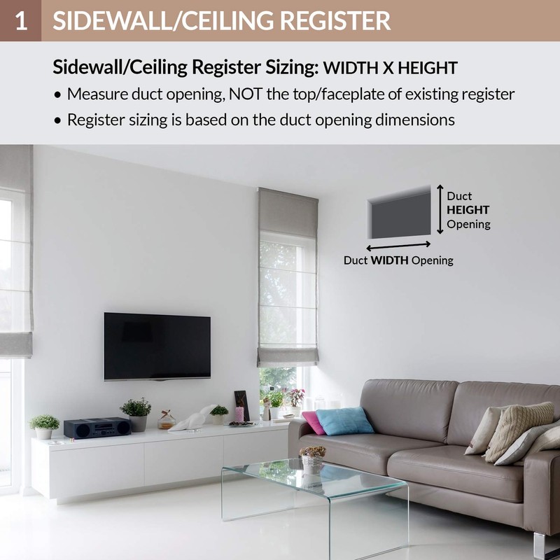 Accord ABSWWH3104 Sidewall/Ceiling Register with 3-Way Design, 10-Inch x 4-Inch(Duct