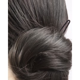 Frenchies Ultra Flocked Extra Soft French Twist Hair Pins: The French Hair Pins for Buns, Wedding Updo Hairstyles, Hair Extensions + Wigs, 100 Count, Brown, Large (3 inch)