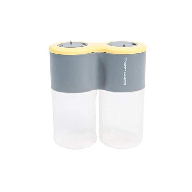 OLPro Happy Camper Happy Taste Condiment Holder - Grey/Yellow