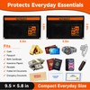 Money Envelopes for Cash 2-Pack, Fireproof Money Bag, Flexible Pouch