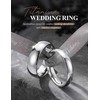 Jstyle 4mm Silver Titanium Wedding Band for Women Men, Comfort