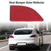 Side Rear Fog Reflector Left Right Rear Side Bumper Fog