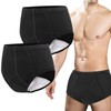 Incontinence Underwear for Men 2 Pack Washable Urinary Briefs with