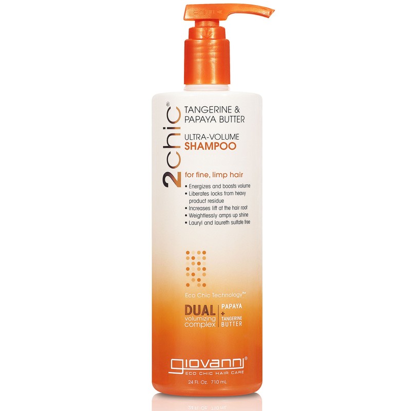 GIOVANNI- 2chic Ultra-Volume Shampoo with Tangerine and Papaya Butter- For