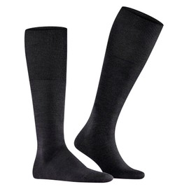 FALKE City Airport Men's Knee Socks Pack of 3, black-3000