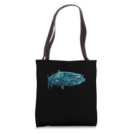 Barracuda Spirit Animal Saltwater Fish Barracuda Fish Lover Tote Bag
