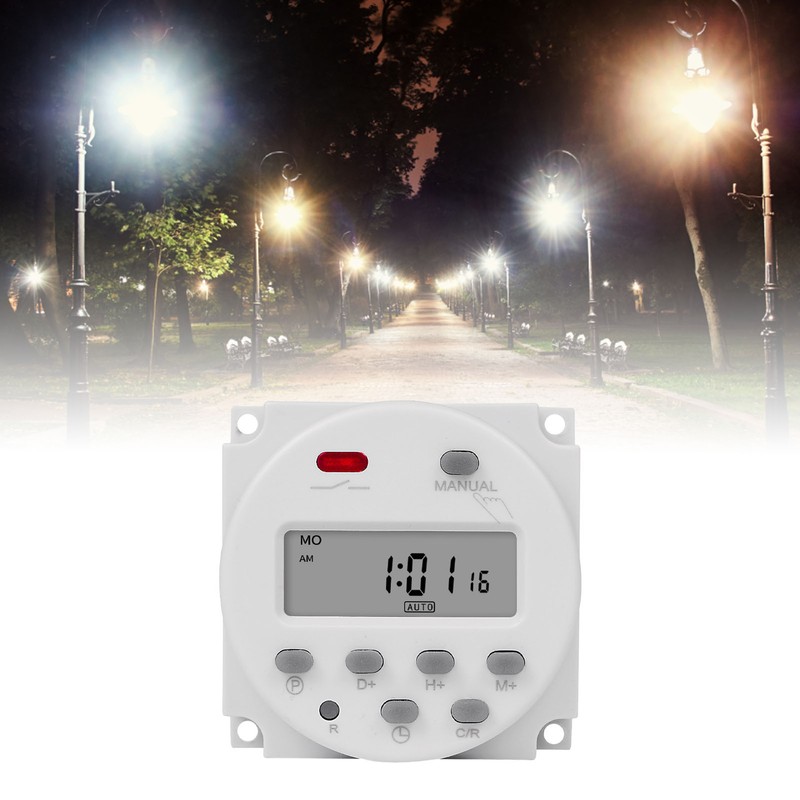 Microcomputer Power Supply Time Switch Smart Programmable Timer Switch Street
