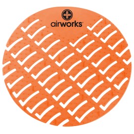 Hospeco - CC-007 Airworks AWUS007-BX Urinal Deodorizer Screen Mango Orange (Box of 10)